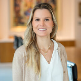 Portrait of Harriet Topham, Product and Sustainability Specialist.