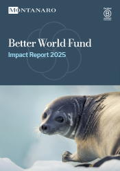 Cover of the 2025 Better World Fund Annual Impact Report.