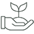 Icon representing sustainable investing.